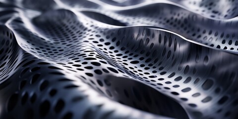Poster - Laser beam trace on titanium showcases intricate patterns and highlights the unique properties of titanium. The trace of the laser beam on titanium creates stunning visuals and textures.