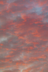 Wall Mural - colorful sunset clouds background