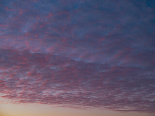 Wall Mural - colorful sunset clouds background