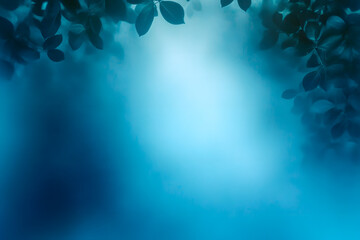 Wall Mural - soft blue light gradient background for modern design, stylish abstract texture for various creative