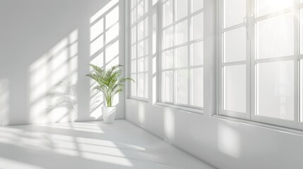 Aufkleber - Light gray background with window shadow, white background.