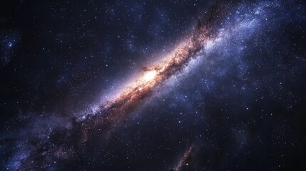 Wall Mural - Cosmic Canvas: A Breathtaking View of the Milky Way Galaxy