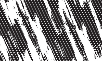 Wall Mural - grunge brush strokes background. black brush strokes isolated on white background. grunge texture ba