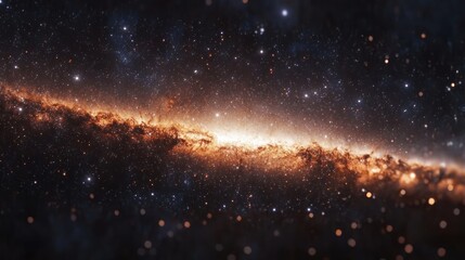 Wall Mural - Cosmic Tapestry: A Celestial Dance of Stars and Nebulae