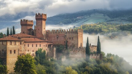 Wall Mural - castle in the morning