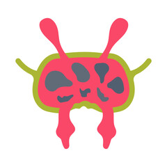 Wall Mural - lymph nodes flat icons, vector illustration