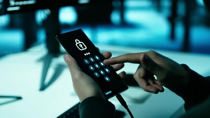Aufkleber - Mobile Phone Hack. Stolen Cellphone