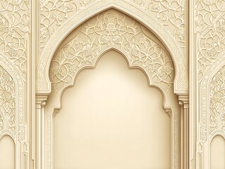 Wall Mural - Intricate Islamic Architectural Archway Design