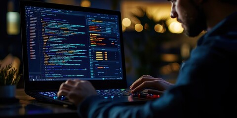 The importance of user interface in coding environments highlighted on screens.
