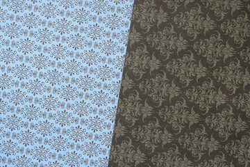 Wall Mural - decorative scrapbooking paper with damask patterns