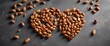 © Sathaporn - A creative way of presenting almonds in the shape of a heart , artistic, creative