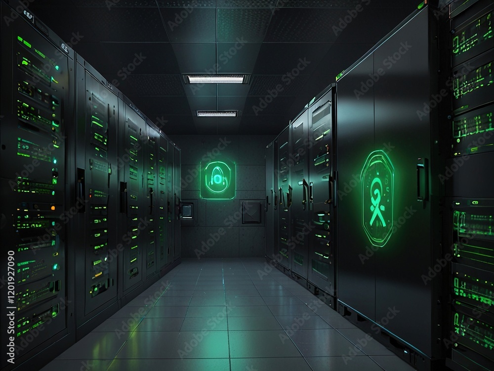 erver rooms,room with servers,data center,,server rack with servers ...