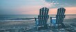 © Design By Reiga - Ocean sunset beach chairs relaxation