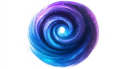Wall Mural - a captivating swirl of vibrant colors creates a cosmic illusion. it represents a journey through spa