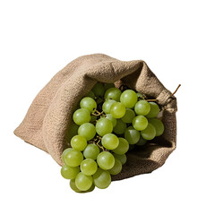 Wall Mural - grape in sack overflowing 