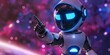 © Pagal - A robot with a blue background with stars and stars Network robot artificial intelligence future