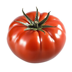 Wall Mural - [Transparent Background PNG]Close Up of a Fresh Red Tomato