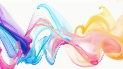 Wall Mural - brush strokes colorful rainbow yellow pattern paint oil wallpaper vignetting texture stroke stain abstract grunge illustration background colours brush design artistic art modern green many-coloured