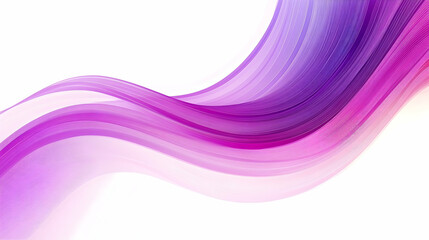 Wall Mural - abstract wavy lines in gradient shades of purple and pink forming a smooth flowing composition on a 