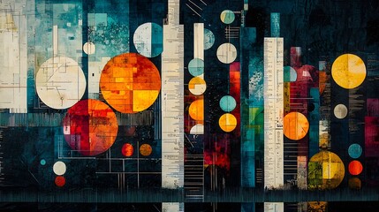vibrant abstract laboratory scene featuring a textured composition of dna molecular patterns colorfu