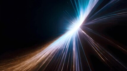 Wall Mural - a stunning burst of light and energy radiates through a dark expanse, creating a dynamic and surreal