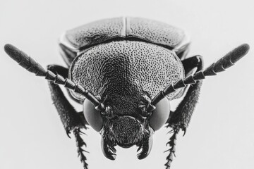 Poster - Black and White Beetle