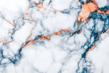 Wall Mural - Marble Surface with Orange Streaks