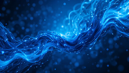 Abstract technology communication, Technology Network Background,t echnology particles mesh background