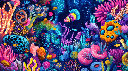 Wall Mural - aquatic adventure realm