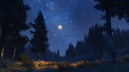 Wall Mural - night sky ultra starry textured galaxy: explore the universe in stunning detail. celestial starry ni