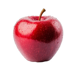 red apple isolated on white