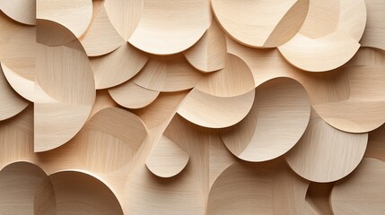 Poster - Abstract beige wood texture background.