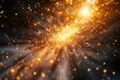© Chand Abdurrafy - Golden Light Burst Sparkling Dust Background