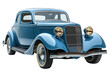 © Vladyslav Tykhonov - Classic blue car isolated on transparent and white background