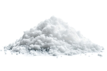 Aufkleber - White snow isolated on a white background