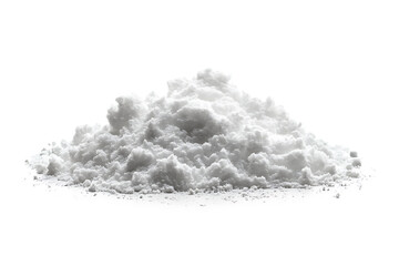 Poster - White snow isolated on a white background