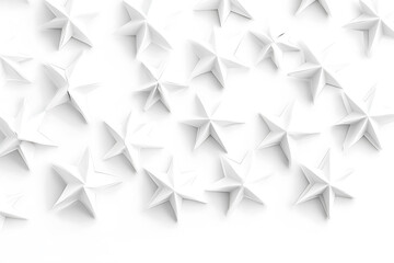 Fototapete - White star spikes overlay isolated on a white background