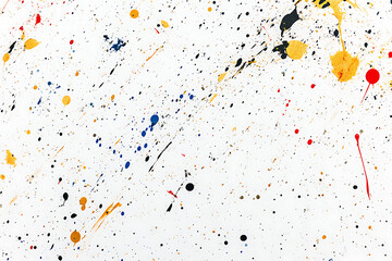 Leinwandbilder - Splattered paint isolated on a white background