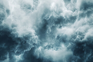 Wall Mural - Storm clouds isolated on a white background