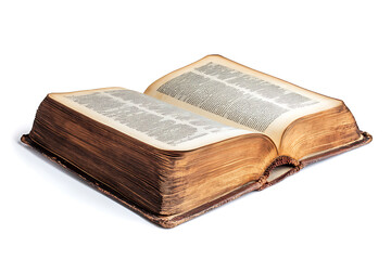 Aufkleber - Open book isolated a white background