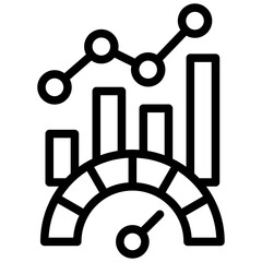 Poster - Benchmarking Outline Icon