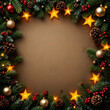 © GRAXO - Christmas and New Year Border Copy Space Area
