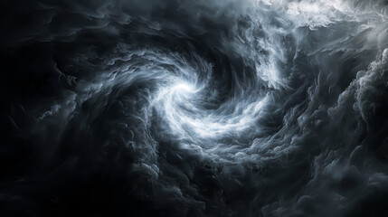 Wall Mural - abstract swirling cloudscape luminous core vortex