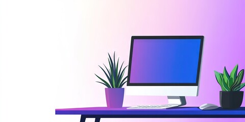 web development concept with laptop on desktop