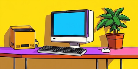 software development concept with computer technology