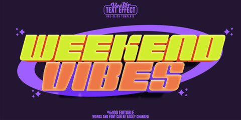 Wall Mural - retro editable text effect, customizable y2k and old 3d font style