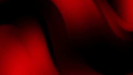 Wall Mural - Abstract red and black gradient with flowing curves, creating a dynamic and modern visual effect.