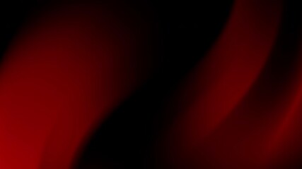 Wall Mural - Abstract image featuring flowing red and black curves, creating a dynamic visual effect.