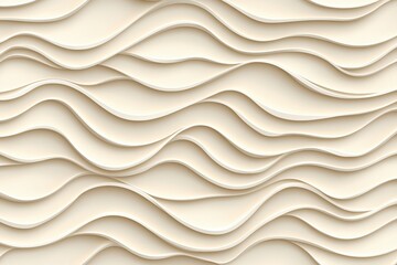 Wall Mural - elegant beige wave patterns for modern interior design and backgrounds - ideal for commercial use an