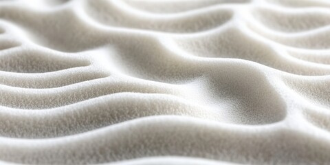 Wall Mural - elegant textured wave pattern in organic white tones for use in modern design and backgrounds